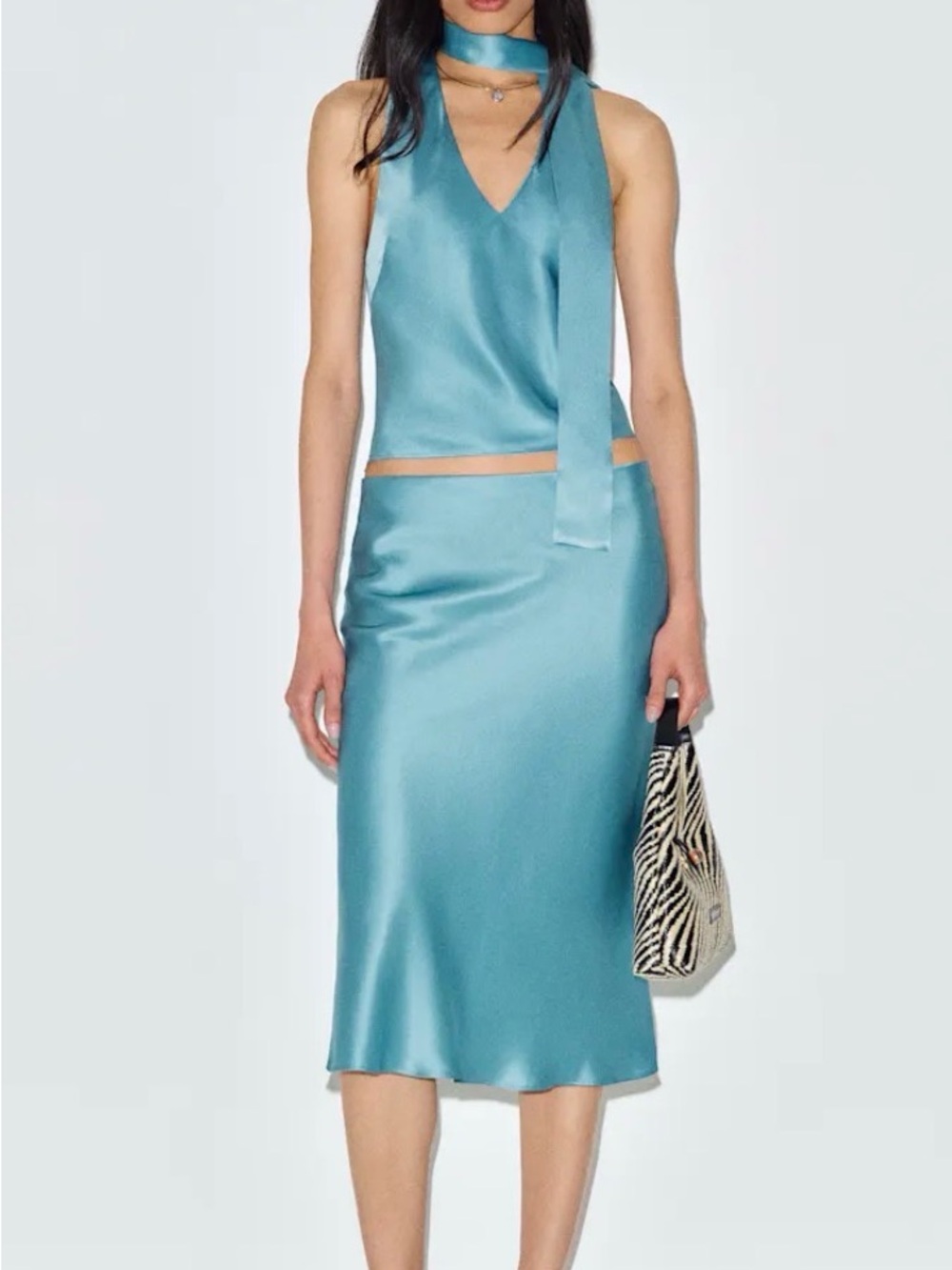 Reformation Pomelle Silk Two Piece NEW NWT